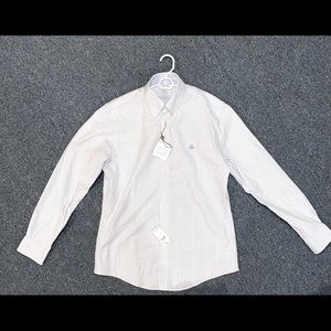 Brand New Brooks Brothers Non-Iron Stripe Dress Shirt